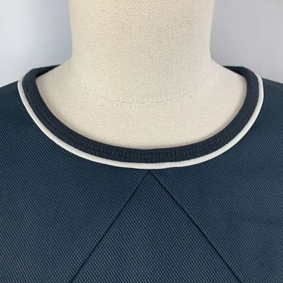 Fendi Navy Dress With Mesh Detail